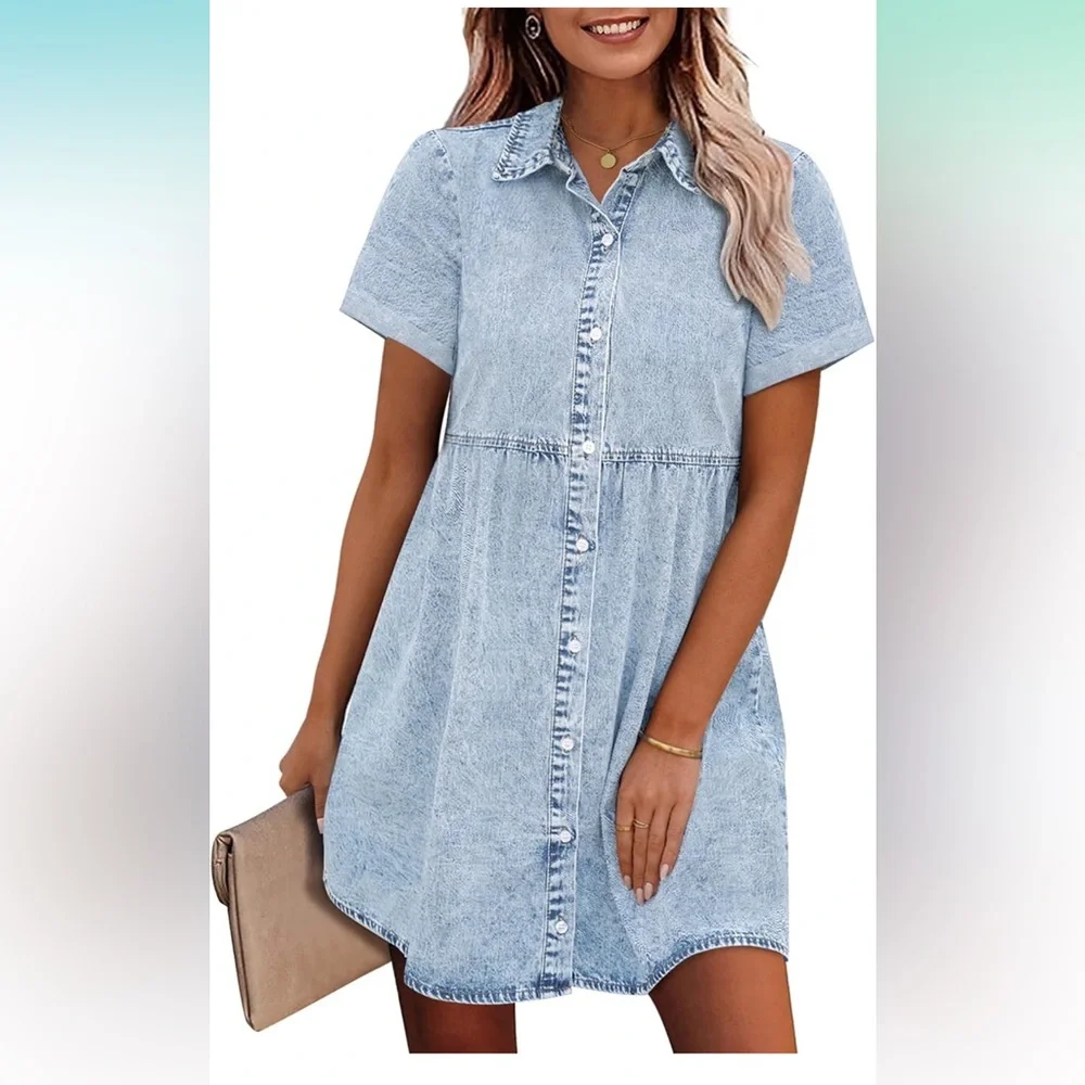 New denim dress - Picture 6 of 8